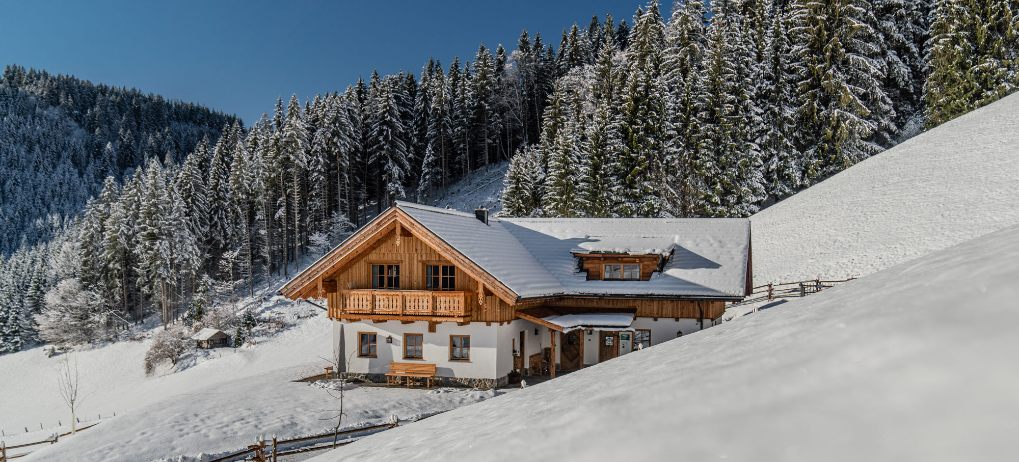 Urlaub im exklusiven Almchalet Linharterhof